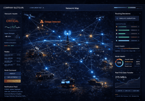 Critical response and connectivity in action